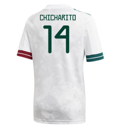 2020 Mexico Away Kit Soccer Jersey #14 Javier Hernandez